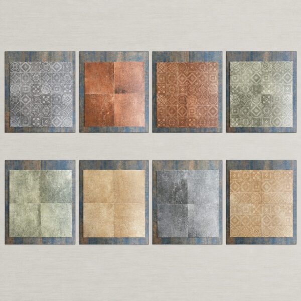 GẠCH DECOR CỔ ĐIỂN MỜ 400X400 MM – TRUNG QUỐC – PORCELAIN | AN KHÁNH HOUSE