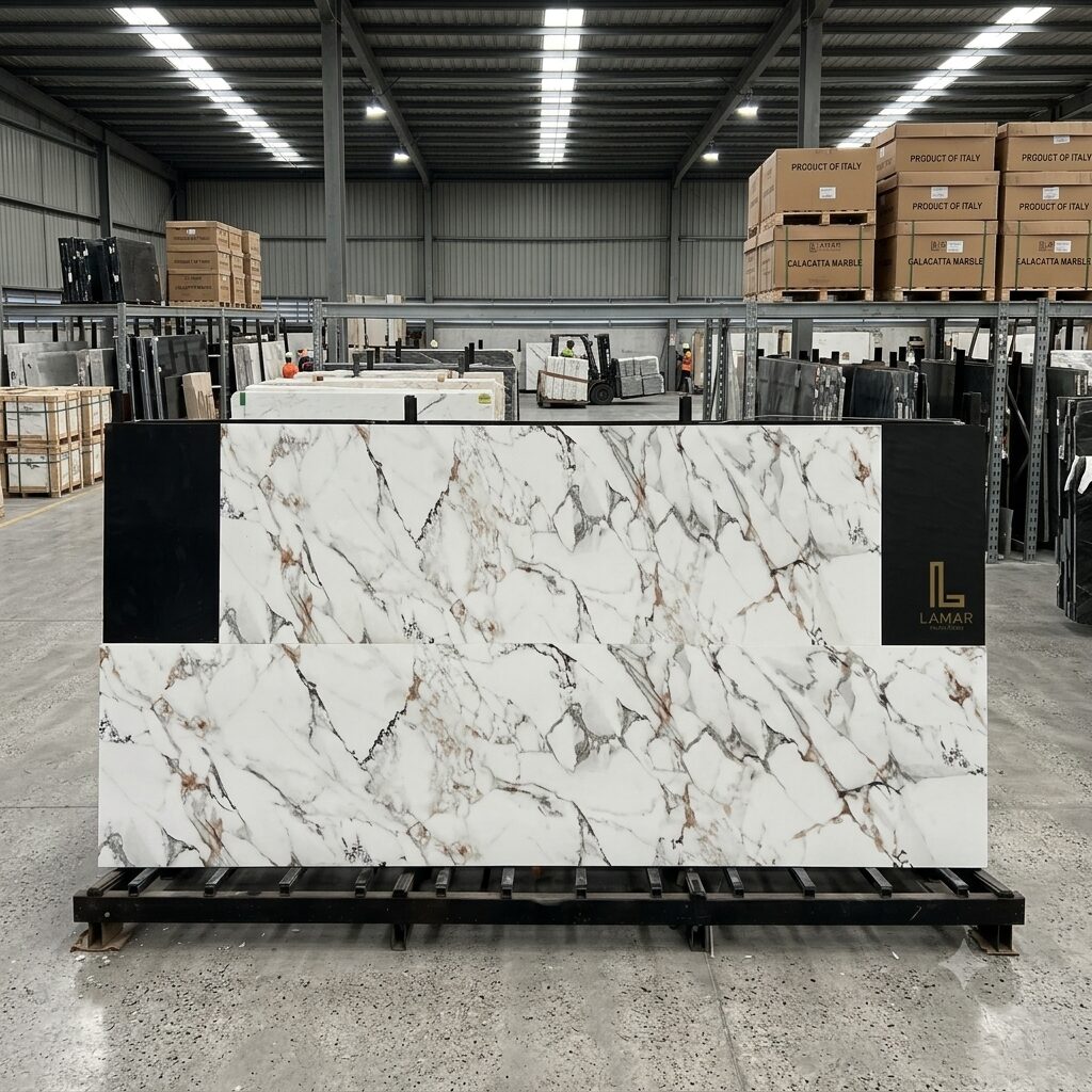 ĐÁ NUNG KẾT TRẮNG VÂN MÂY BÓNG – 800x2400x15mm – Ấn Độ
