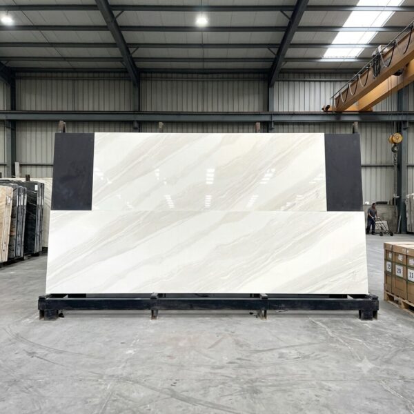 ĐÁ NUNG KẾT TRẮNG VÂN ĐÁ TỰ NHIÊN BÓNG – 800x2400x15mm – Ấn Độ