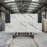 ĐÁ NUNG KẾT TRẮNG VÂN ĐÁ MARBLE BÓNG - 800x2400x15mm - Ấn Độ - ANKHANHHOUSE.COM đá nung kết