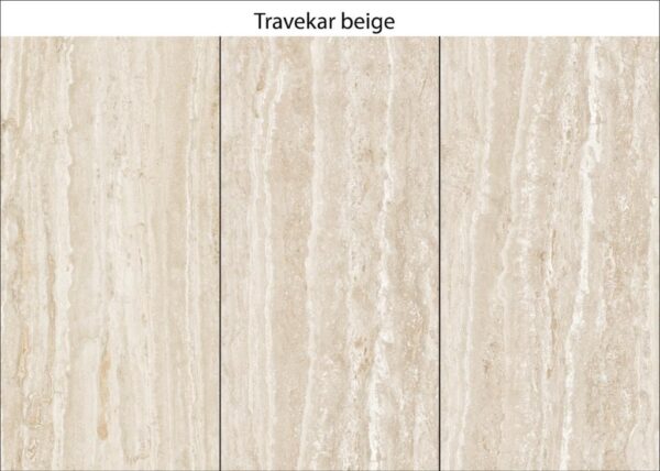 GẠCH TRAVERTINE KEM MỜ VÂN ĐÁ SỌC DƯA – 60X120cm – Ấn Độ – Porcelain